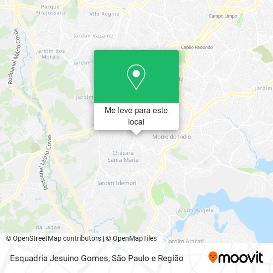 Esquadria Jesuino Gomes mapa