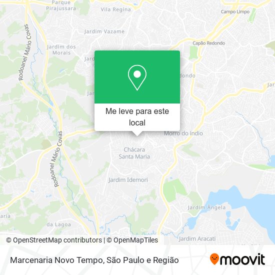 Marcenaria Novo Tempo mapa