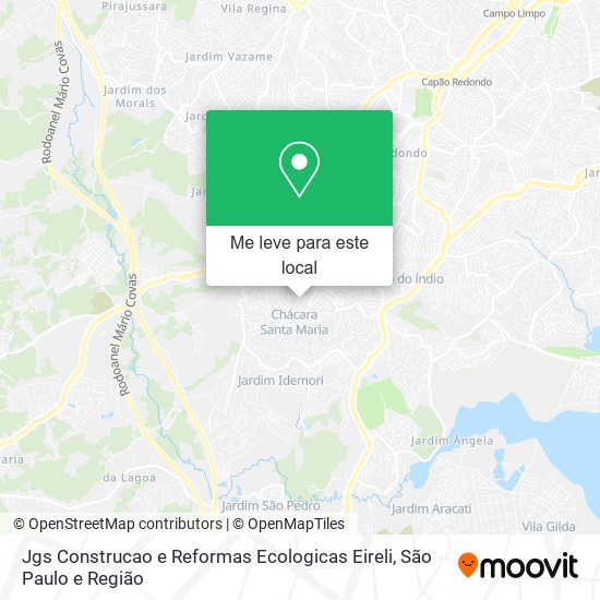 Jgs Construcao e Reformas Ecologicas Eireli mapa