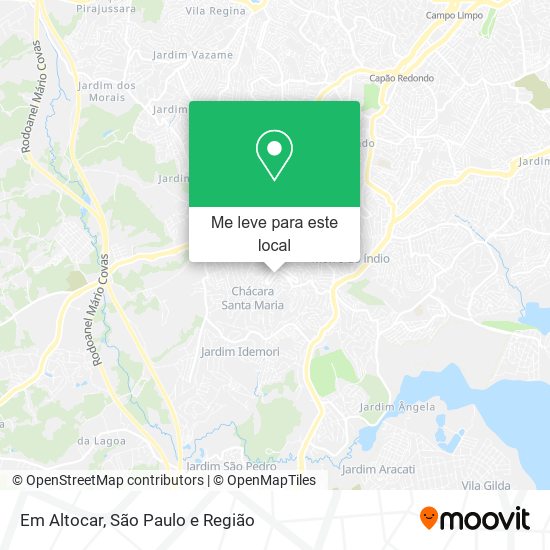 Em Altocar mapa