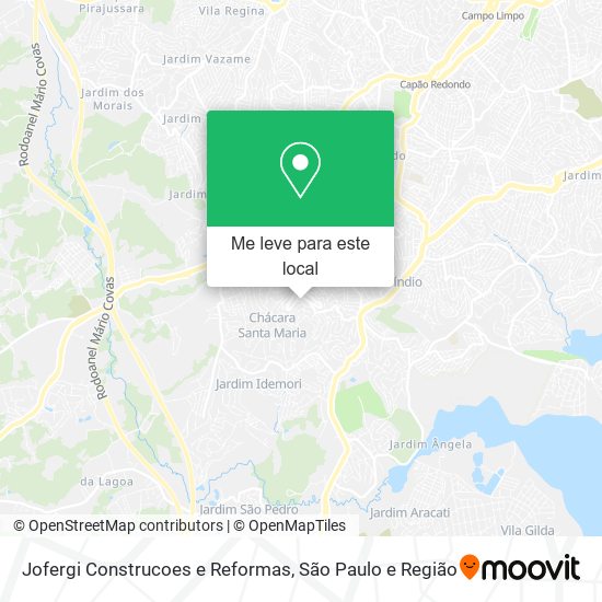 Jofergi Construcoes e Reformas mapa