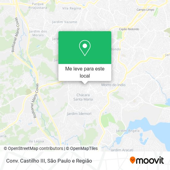 Conv. Castilho III mapa