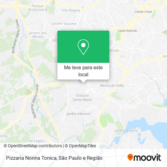 Pizzaria Nonna Tonica mapa