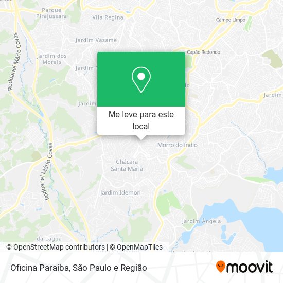 Oficina Paraiba mapa
