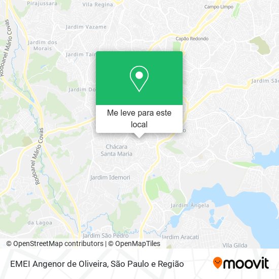 EMEI Angenor de Oliveira mapa