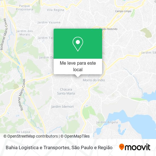 Bahia Logistica e Transportes mapa