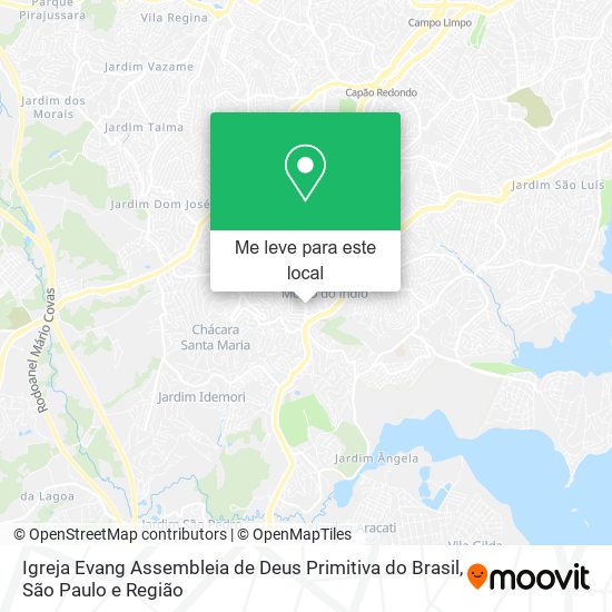 Igreja Evang Assembleia de Deus Primitiva do Brasil mapa