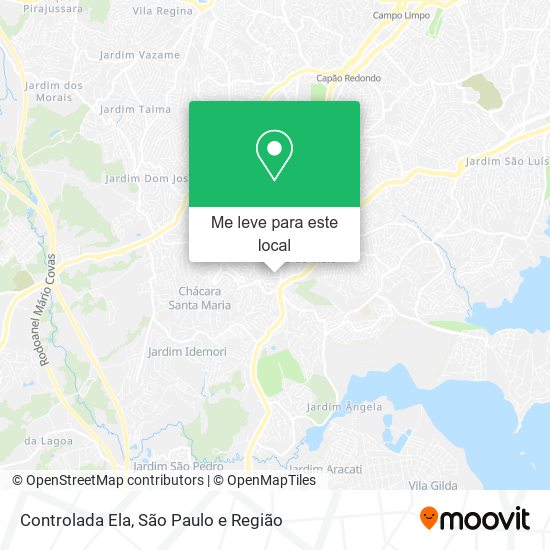 Controlada Ela mapa