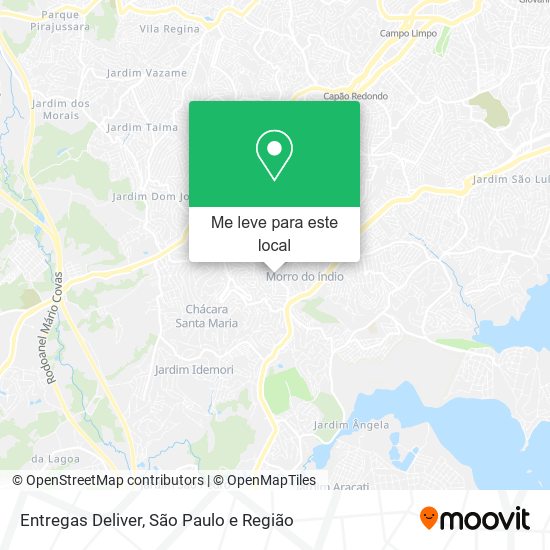 Entregas Deliver mapa