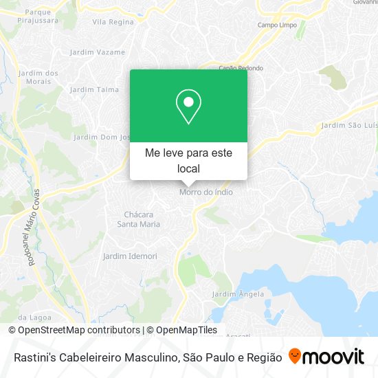 Rastini's Cabeleireiro Masculino mapa