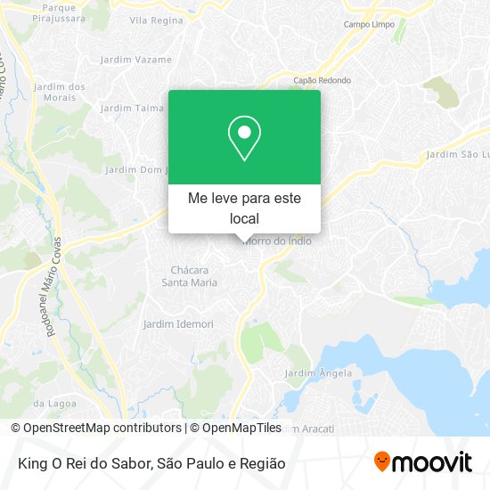 King O Rei do Sabor mapa