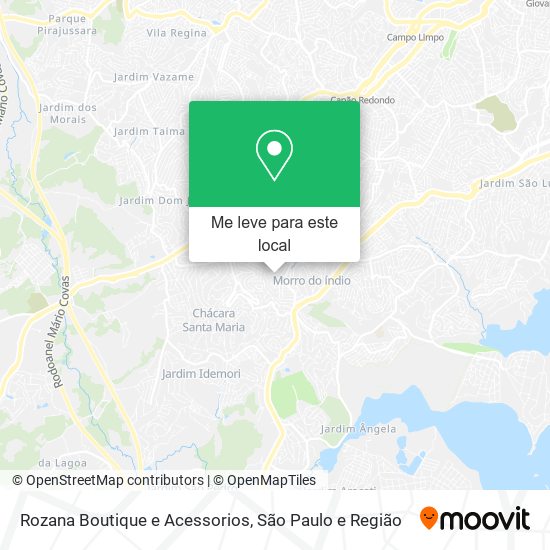 Rozana Boutique e Acessorios mapa