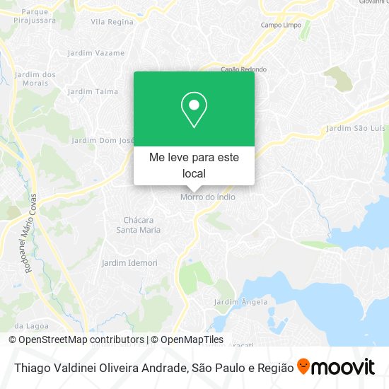 Thiago Valdinei Oliveira Andrade mapa