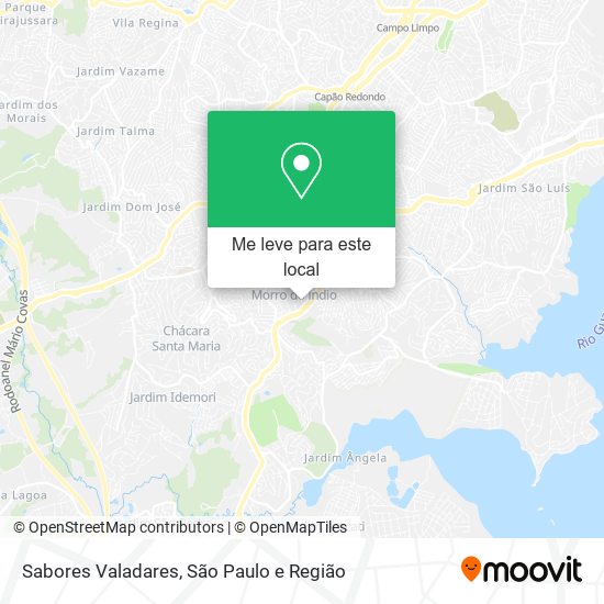 Sabores Valadares mapa