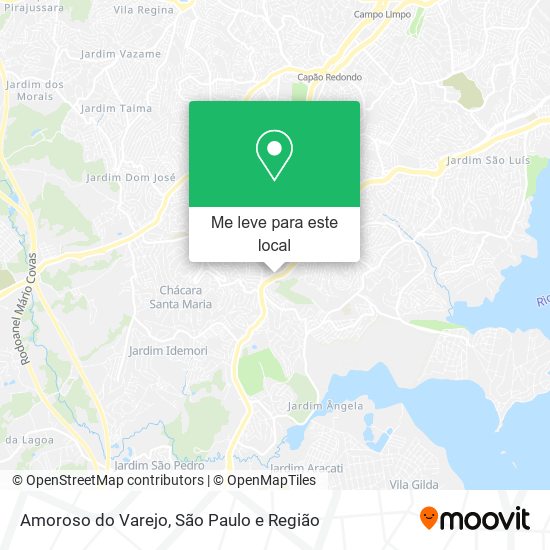 Amoroso do Varejo mapa