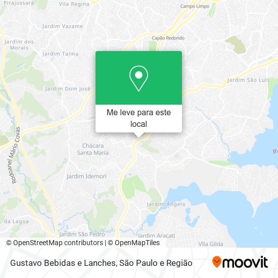 Gustavo Bebidas e Lanches mapa