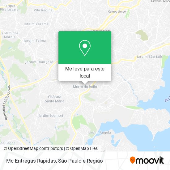 Mc Entregas Rapidas mapa