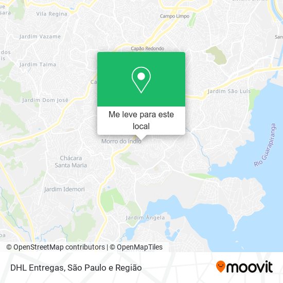 DHL Entregas mapa