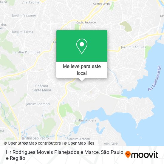 Hr Rodrigues Moveis Planejados e Marce mapa
