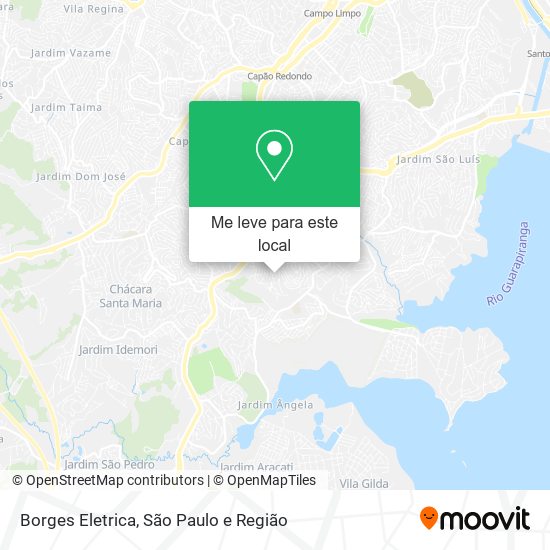 Borges Eletrica mapa