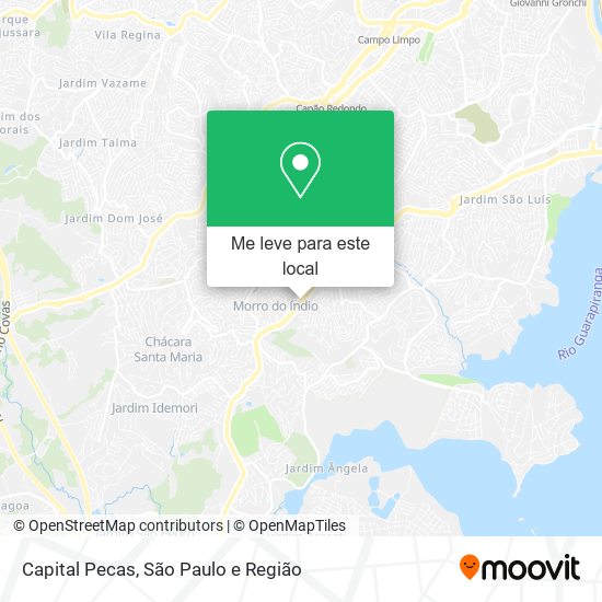 Capital Pecas mapa