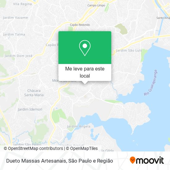 Dueto Massas Artesanais mapa