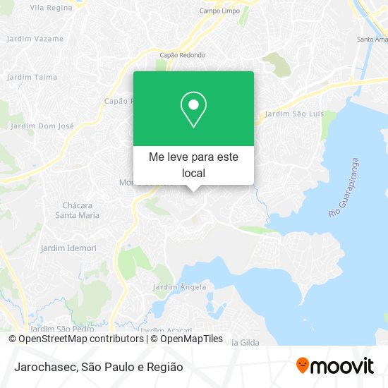Jarochasec mapa