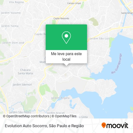 Evolution Auto Socorro mapa