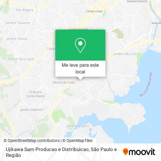 Ujikawa Sam Producao e Distribuicao mapa