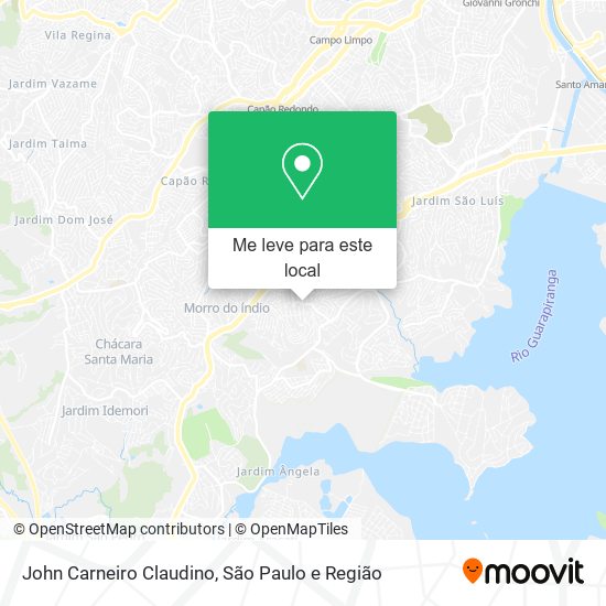 John Carneiro Claudino mapa