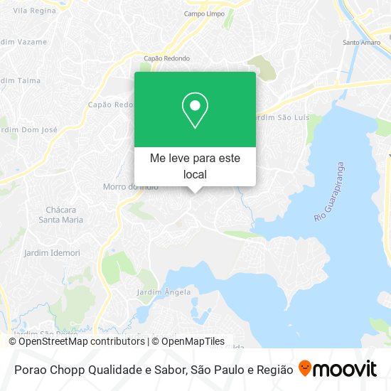 Porao Chopp Qualidade e Sabor mapa