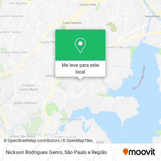 Nickson Rodrigues Genro mapa