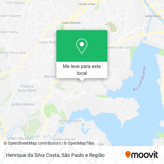 Henrique da Silva Costa mapa