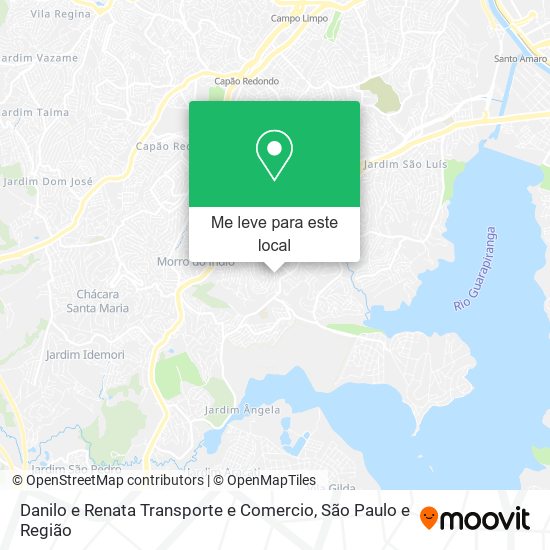 Danilo e Renata Transporte e Comercio mapa