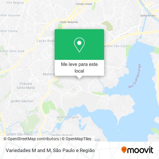 Variedades M and M mapa