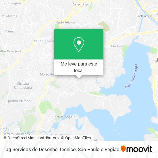 Jg Servicos de Desenho Tecnico mapa