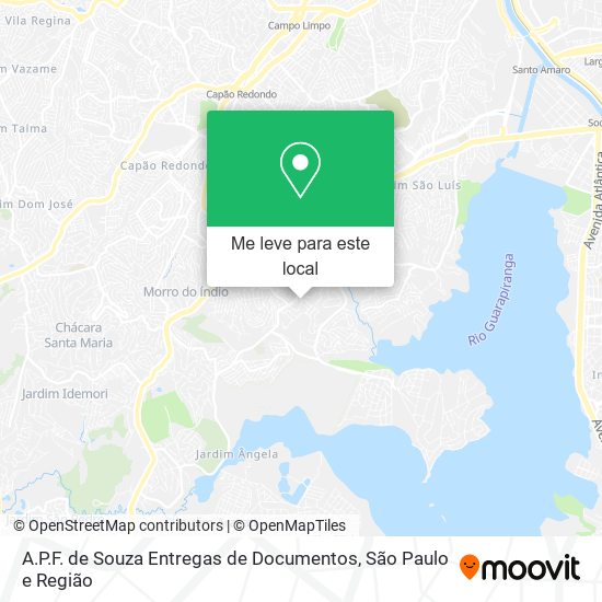 A.P.F. de Souza Entregas de Documentos mapa