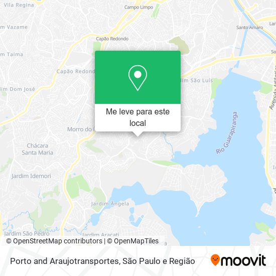 Porto and Araujotransportes mapa