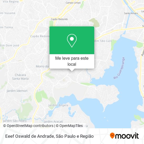 Eeef Oswald de Andrade mapa