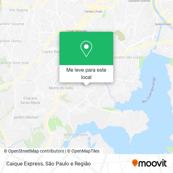 Caique Express mapa