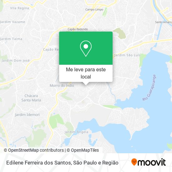 Edilene Ferreira dos Santos mapa