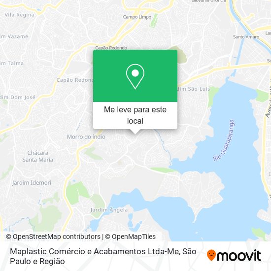 Maplastic Comércio e Acabamentos Ltda-Me mapa