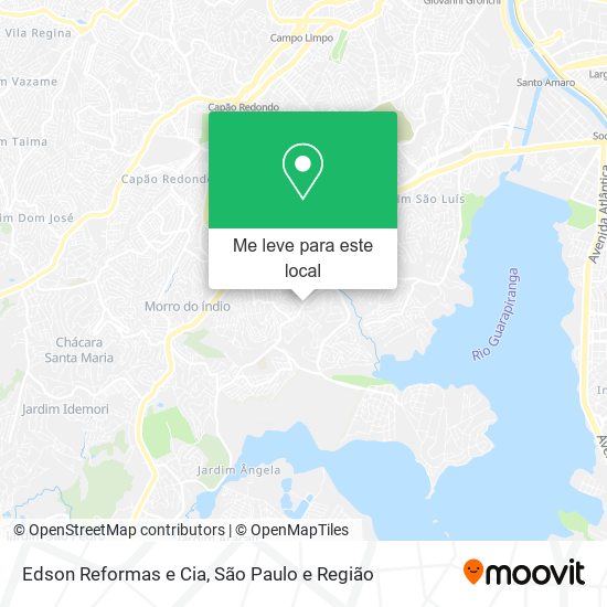 Edson Reformas e Cia mapa