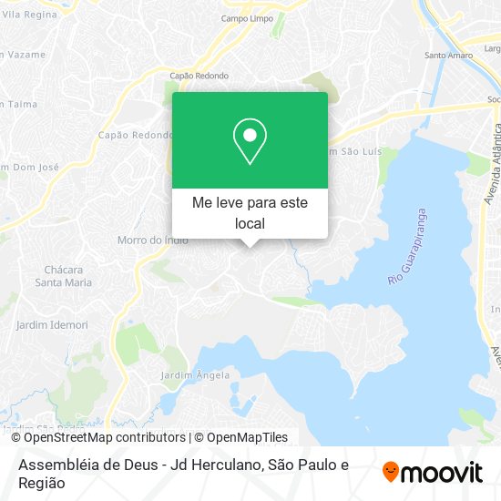 Assembléia de Deus - Jd Herculano mapa