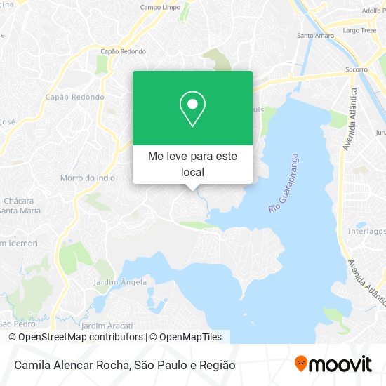 Camila Alencar Rocha mapa