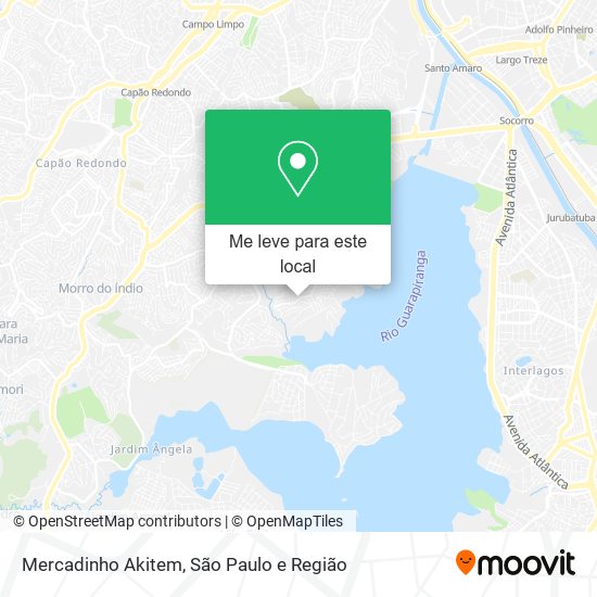 Mercadinho Akitem mapa