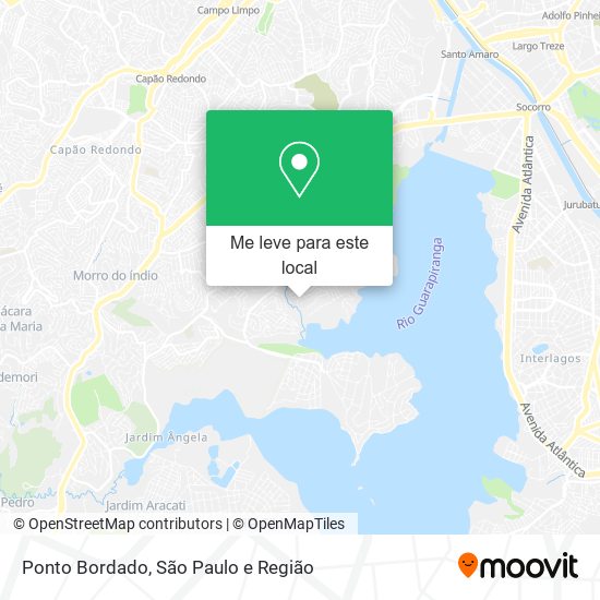 Ponto Bordado mapa