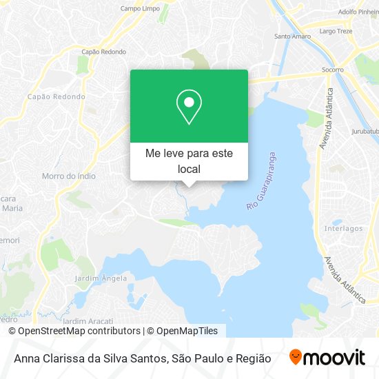 Anna Clarissa da Silva Santos mapa