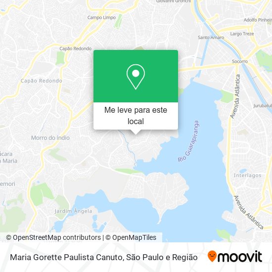 Maria Gorette Paulista Canuto mapa