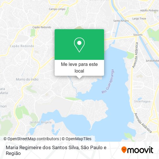 Maria Regimeire dos Santos Silva mapa